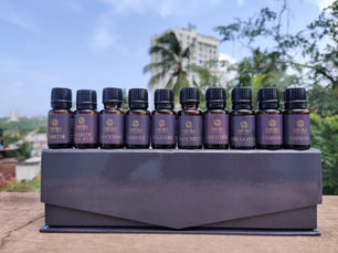 Ayurvedic aromatherapy balances Vatha, Pitha, and Kapha doshas using essential oils to promote well-being and harmony.