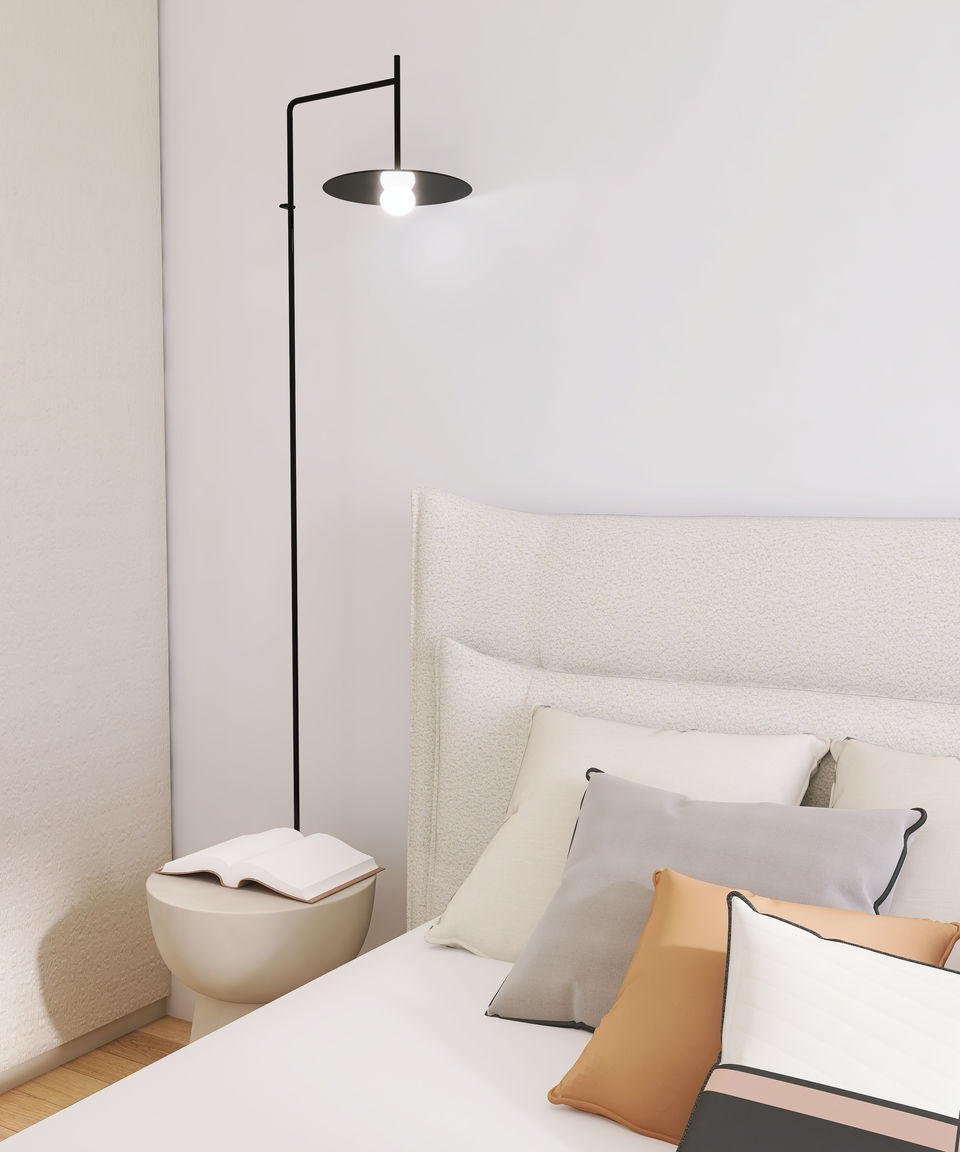 projet julie & samy - chambre à coucher appartement paris - décoration d'intérieur - agenc