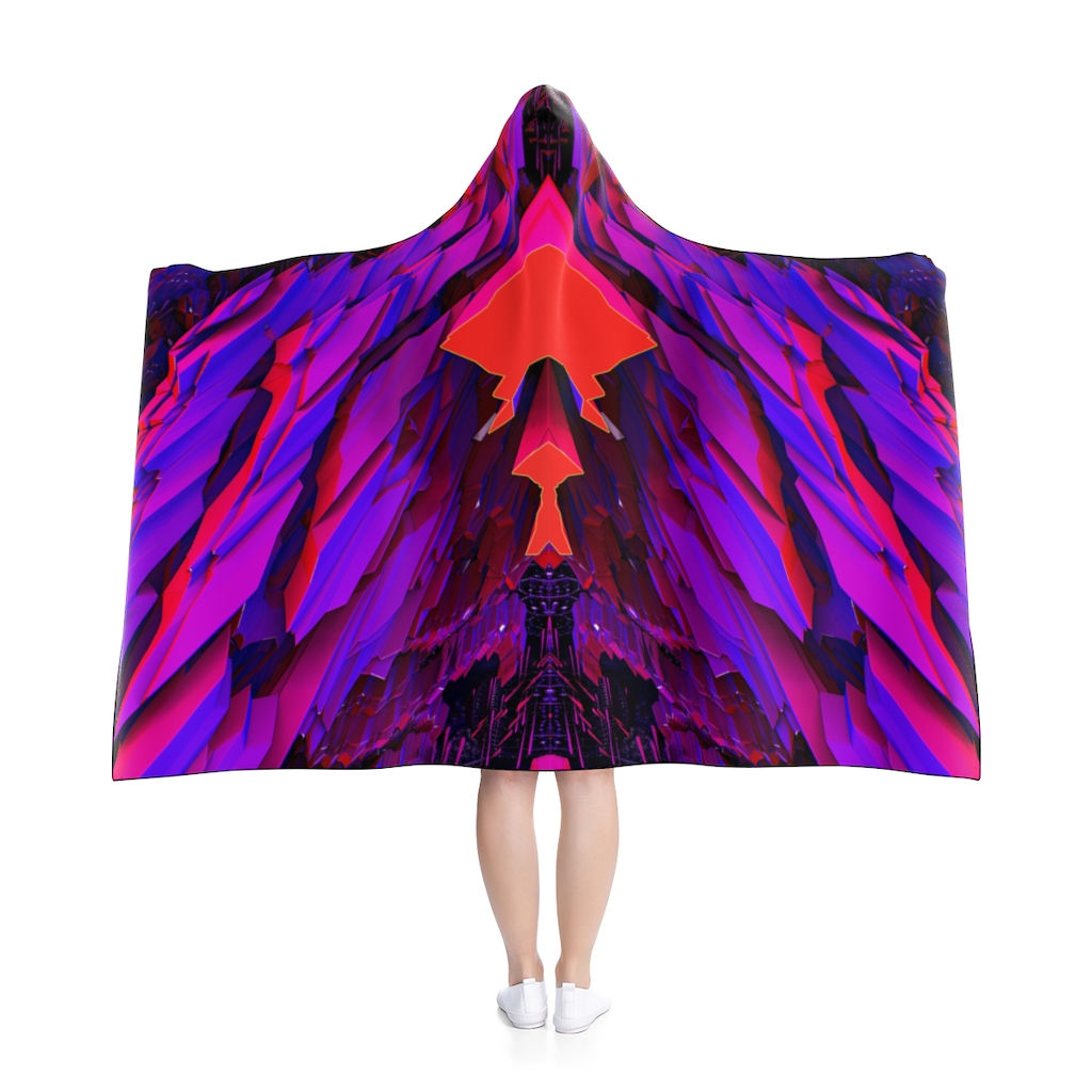Purp Rocks Hooded Blanket