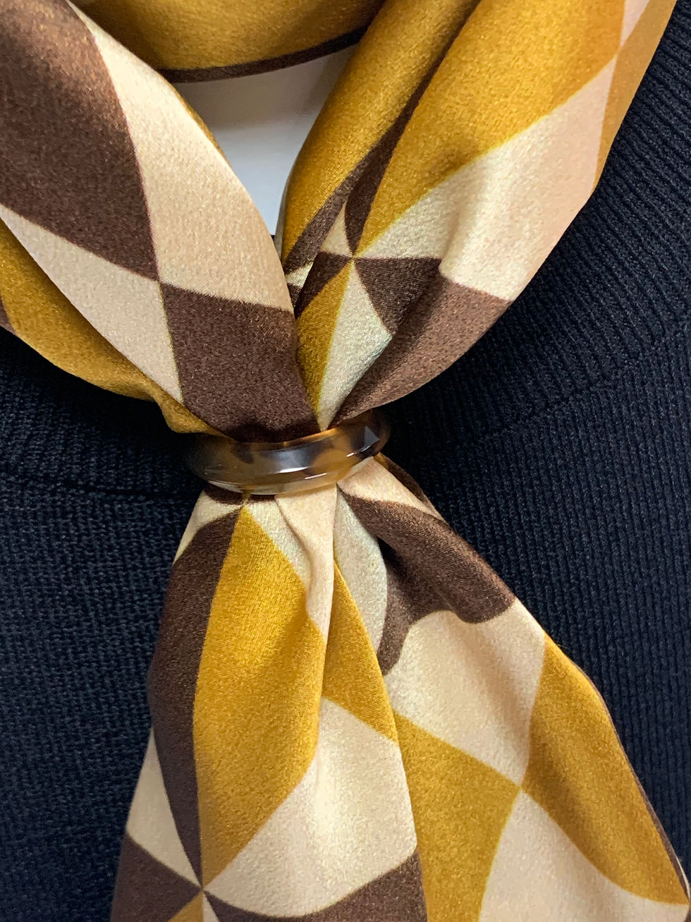 サムネイル： Scarf Ring Yellow