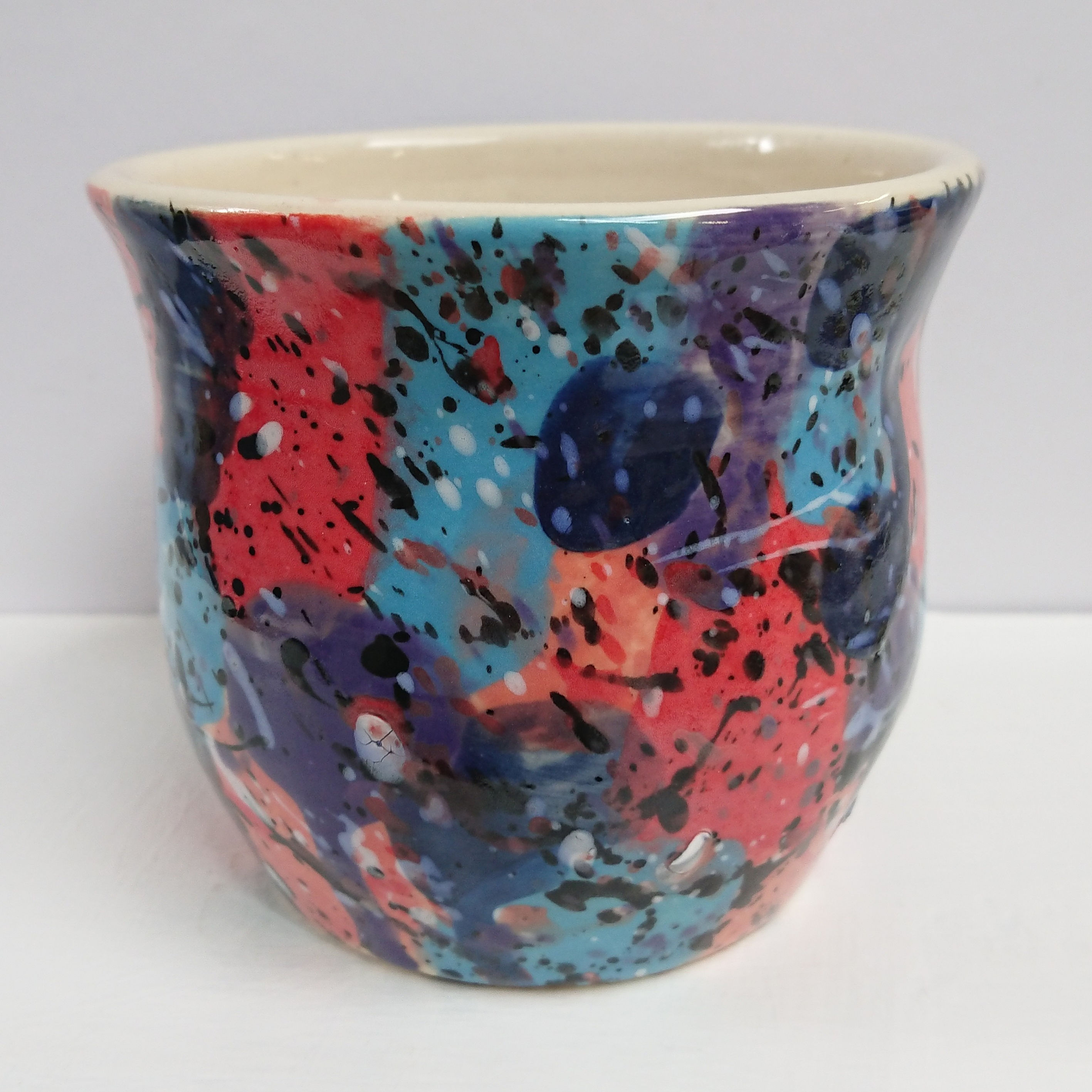 HUG MUG - COLOURED SPLATTER   (007)