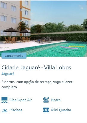 Lançamento Zona Oeste