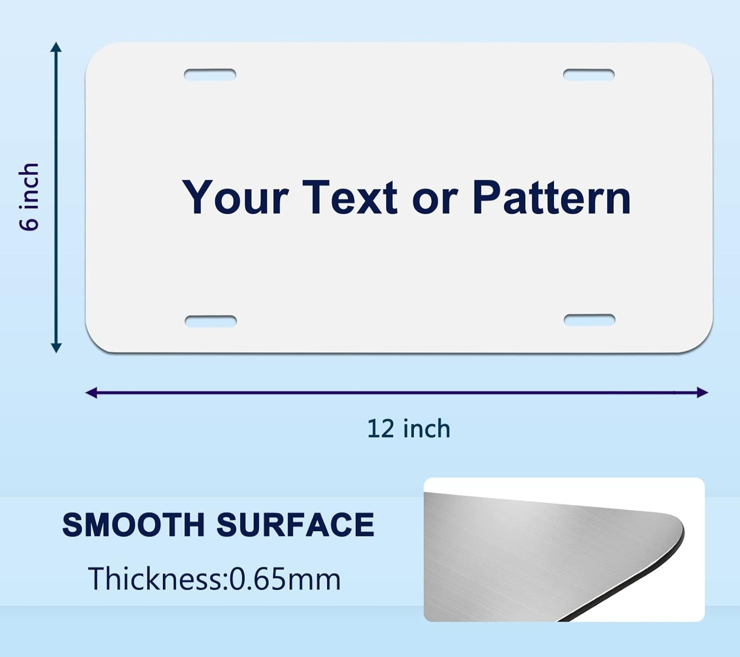 Custom Decorative License Plate