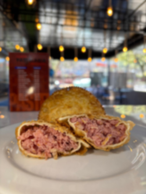 Pastel de calabresa