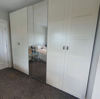 Custom IKEA PAX wardrobe installation