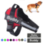 Thumbnail: Personalized Dog Harness Breathable Adjustable , Vest for Dog's  Pet Supplies