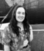 Black and white photo of the author, Makenzie Beckstead.