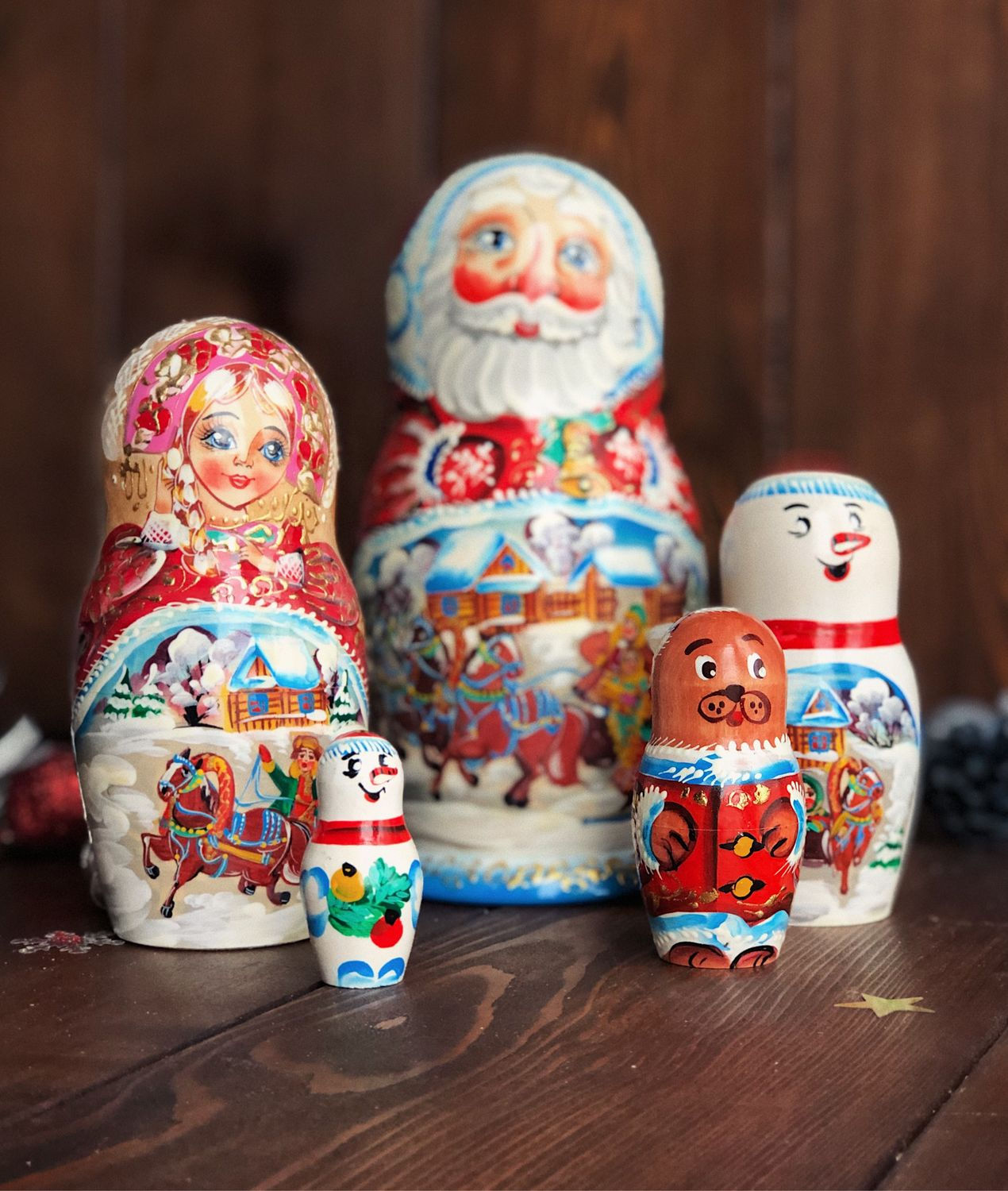 Christmas Russian Doll
