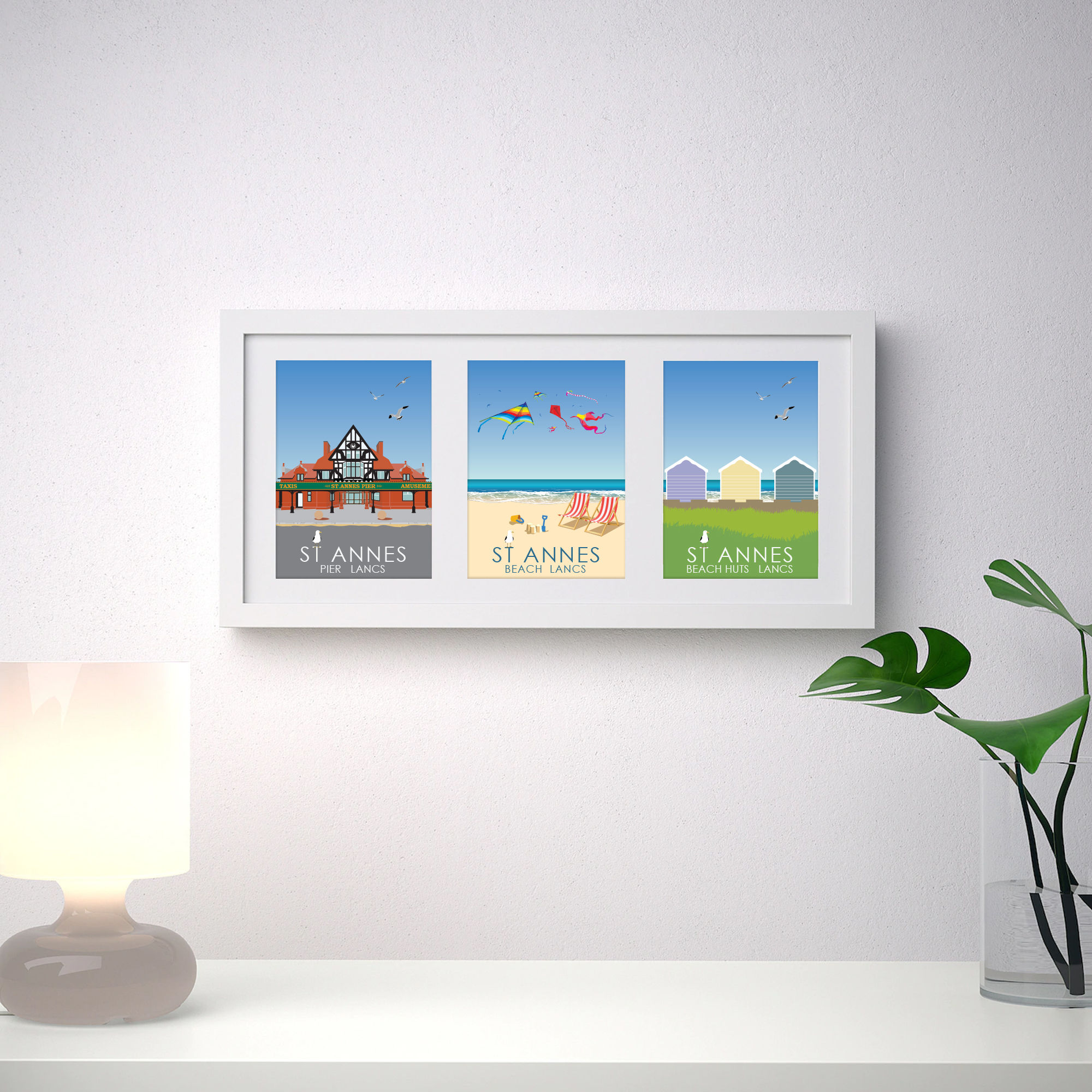 Framed St Annes Trio