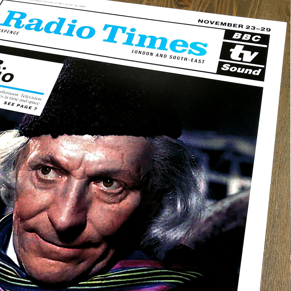 Thumbnail: Doctor Who William Hartnell Radio Times 1963 Print