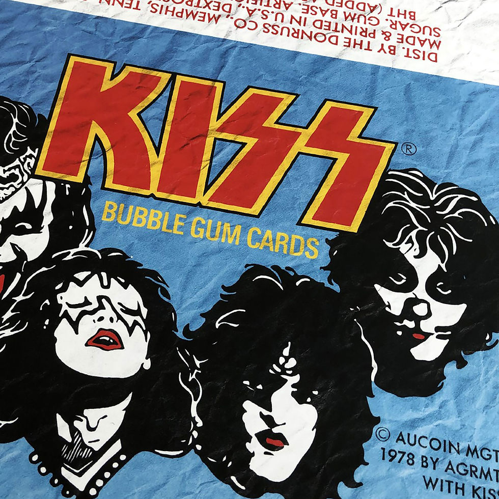 Thumbnail: KISS Bubble Gum Trading Card Print