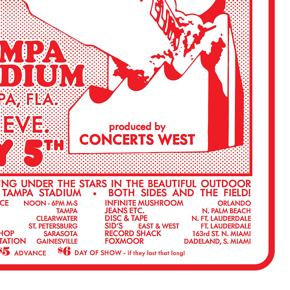 Thumbnail: Led Zeppelin Tampa Concert Print