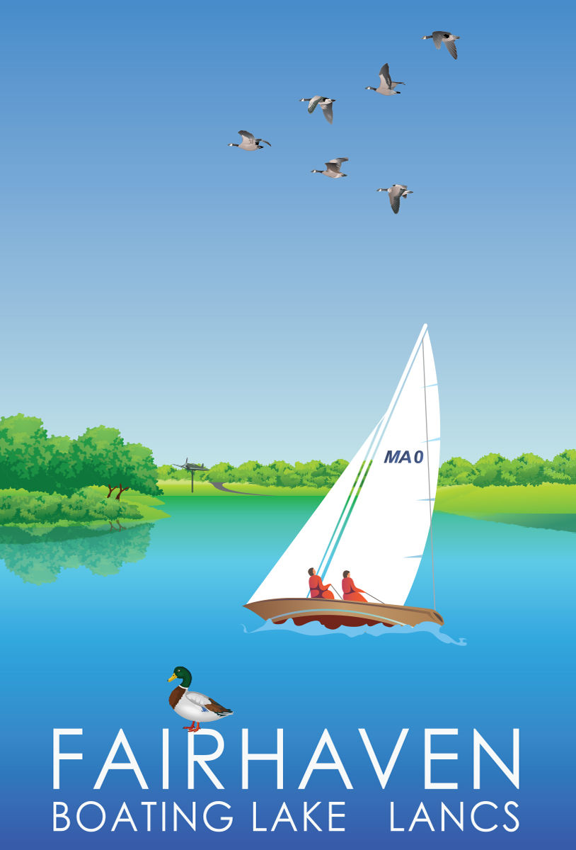 Thumbnail: Framed Lytham St Annes Trio