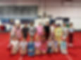 A group of Echo's cheerleaders at PJ practice
