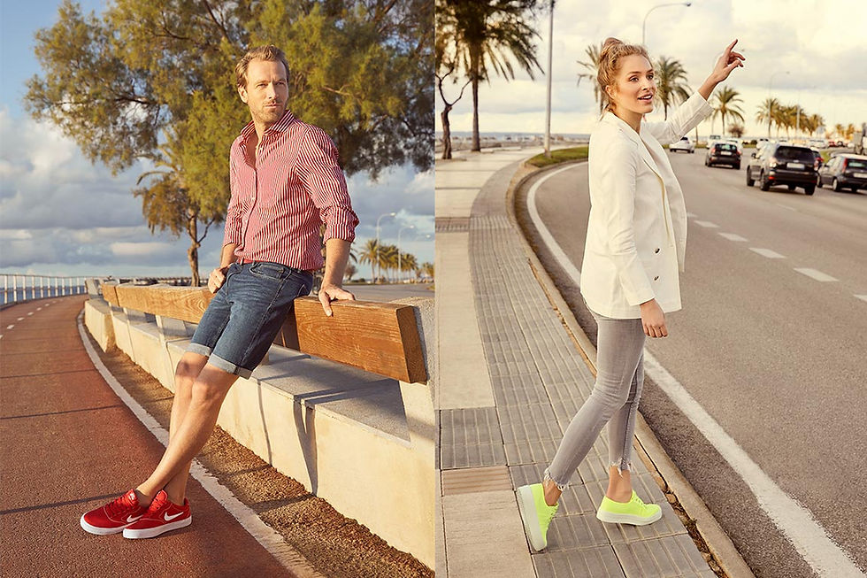 Fotoshooting in Palma von MEN AT WORK