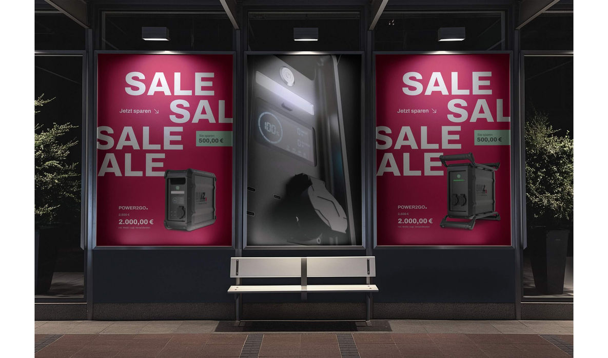 Großflächige Kampagne für Energiespeicher von BMZ