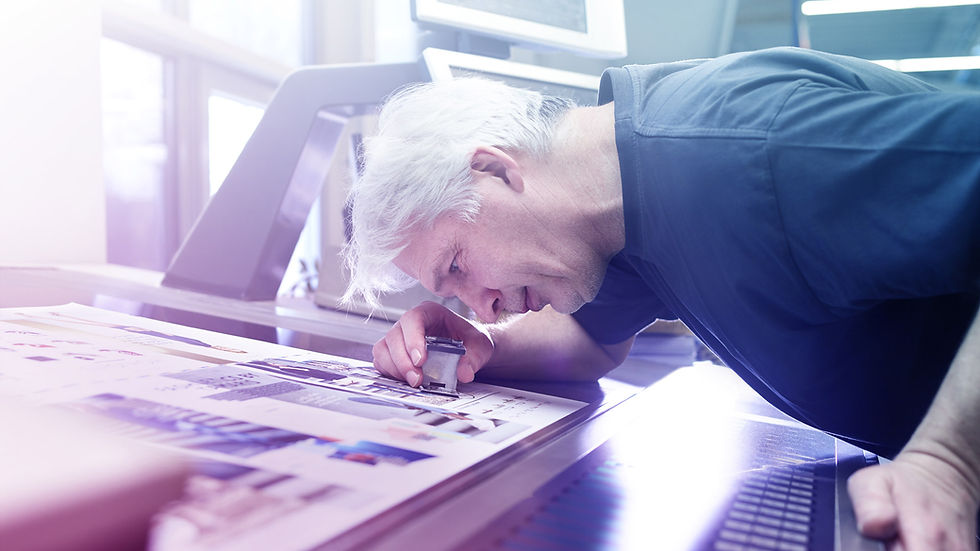 Corporate Design für eine Druckerei von MEN AT WORK Werbeagentur Lage
