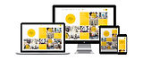 UI Design Korda auf verschiedenen Viewports