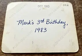 Digitize the back of photos with handwriting