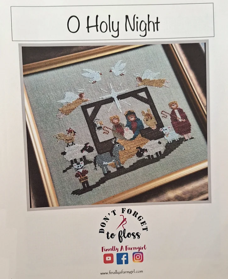 Cross-Stitch-O Holy Night - Gary Lee Sligh Fabric Arts