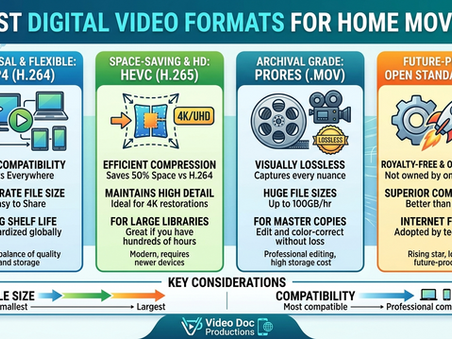 The Best Format for Storing Digitized Home Videos Long-Term: A Preservation Guide