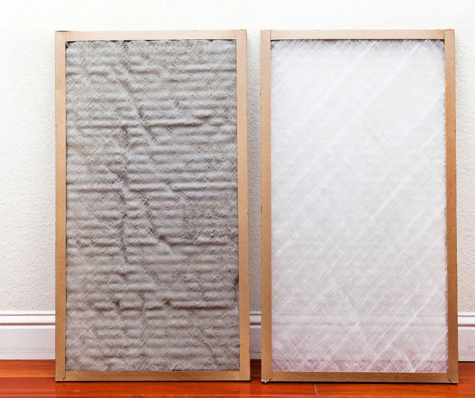 Dirty vs New A/C Air Filter