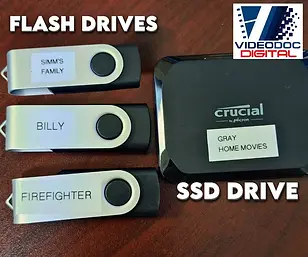 Flash drive or SSD Drive for digital video files