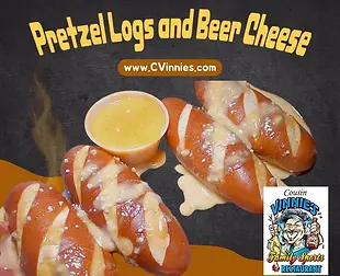 Pretzel Logs and beer Cheese.webp