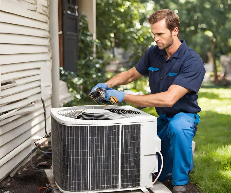 Air conditioner and Heat Pump repaired outside