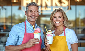 A family ice cream business