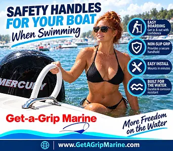 Swim platform Boarding Handle for Boats