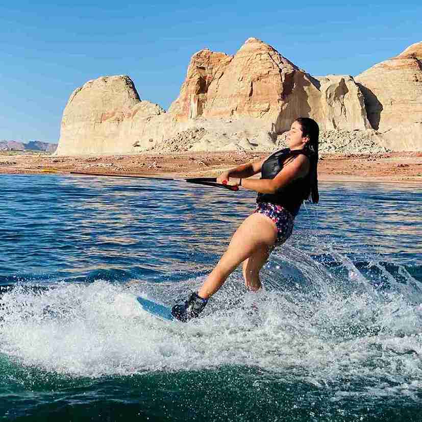 Stunning Sunset At Lake Powell, Showcasing The Natural Beauty Explored With Lake Powell Ex