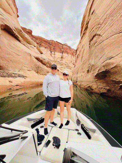 Vibrant colors of Antelope Canyon, captured during a Lake Powell Experience tour in the region.