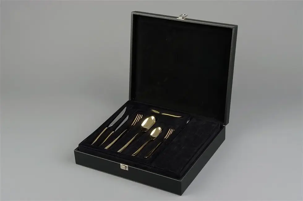 Thumbnail: Nova Gold 90 Parça Çatal Kaşık Bıçak Seti