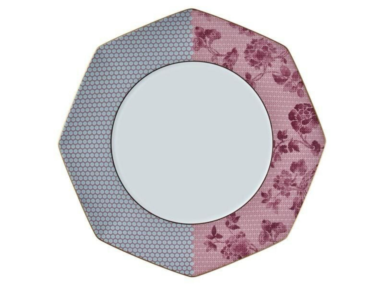 Tea Delight Regency Damask Pembe 6'Lı Servis Tabağı 26cm