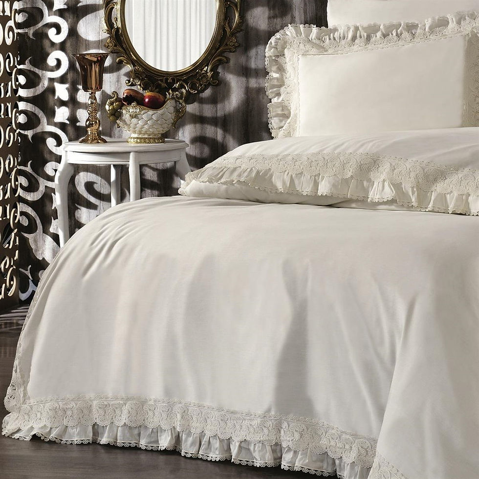 Thumbnail: Nazik Home Helen Pamuksaten Organik Nevresim Takımı