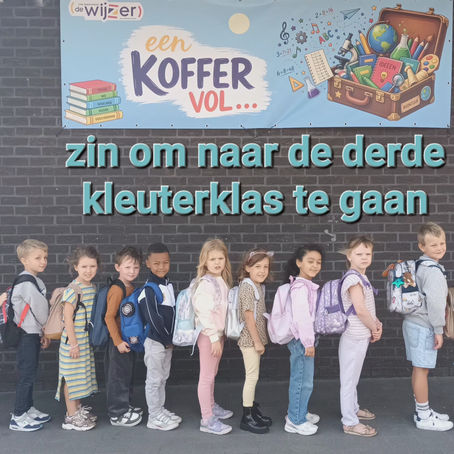 3de kleuterklas klaar voor een fantastisch jaar