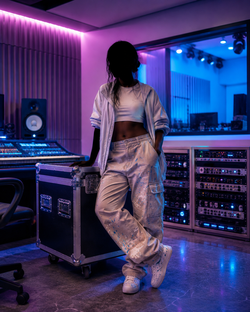 Chica el en studio