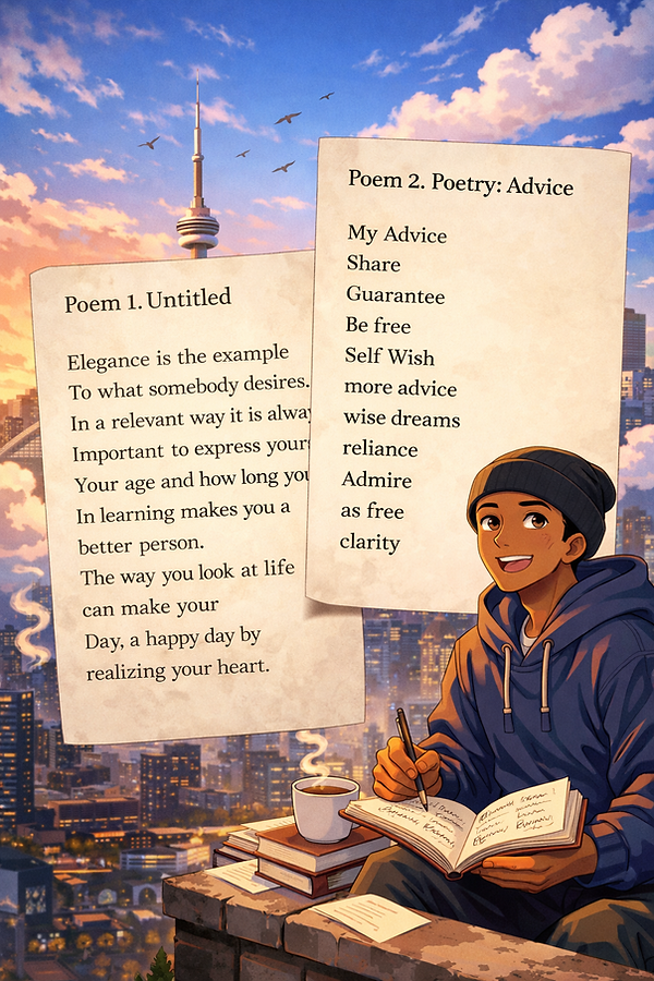 Poetry by the Toronto skyline-Anwar March April.png