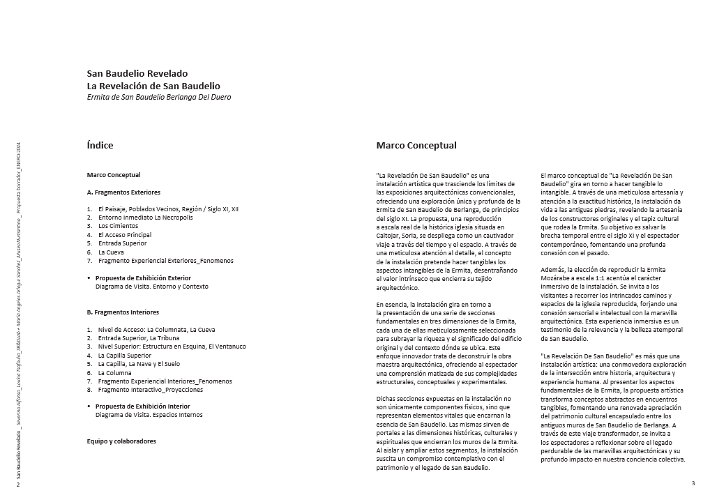 San Baudelio Revealed. Research Documentation and Design Proposal