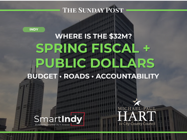 The Sunday Post - May 3, 2026: Washington Square, Data Center Updates, Spring Fiscal, and the Pennsy Trail