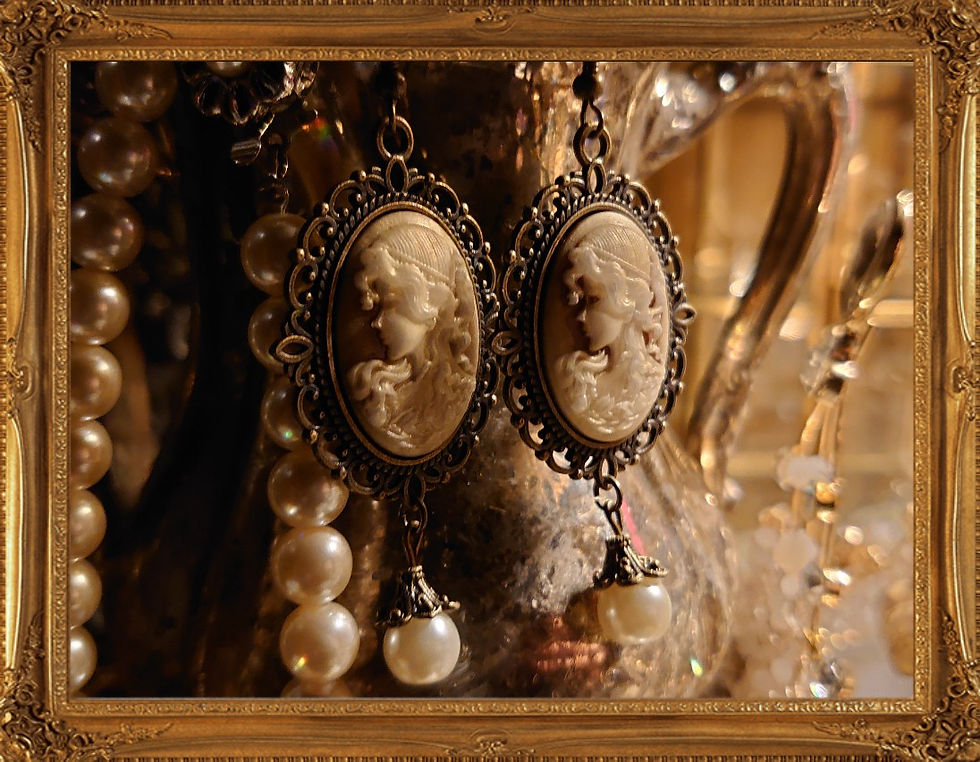 縮圖：Vintage earrings 復古耳環