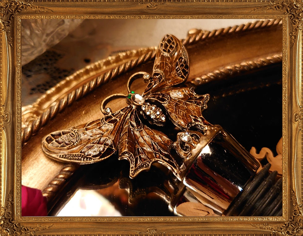 サムネイル： Vintage butterfly wine stopper 復古蝴蝶酒塞