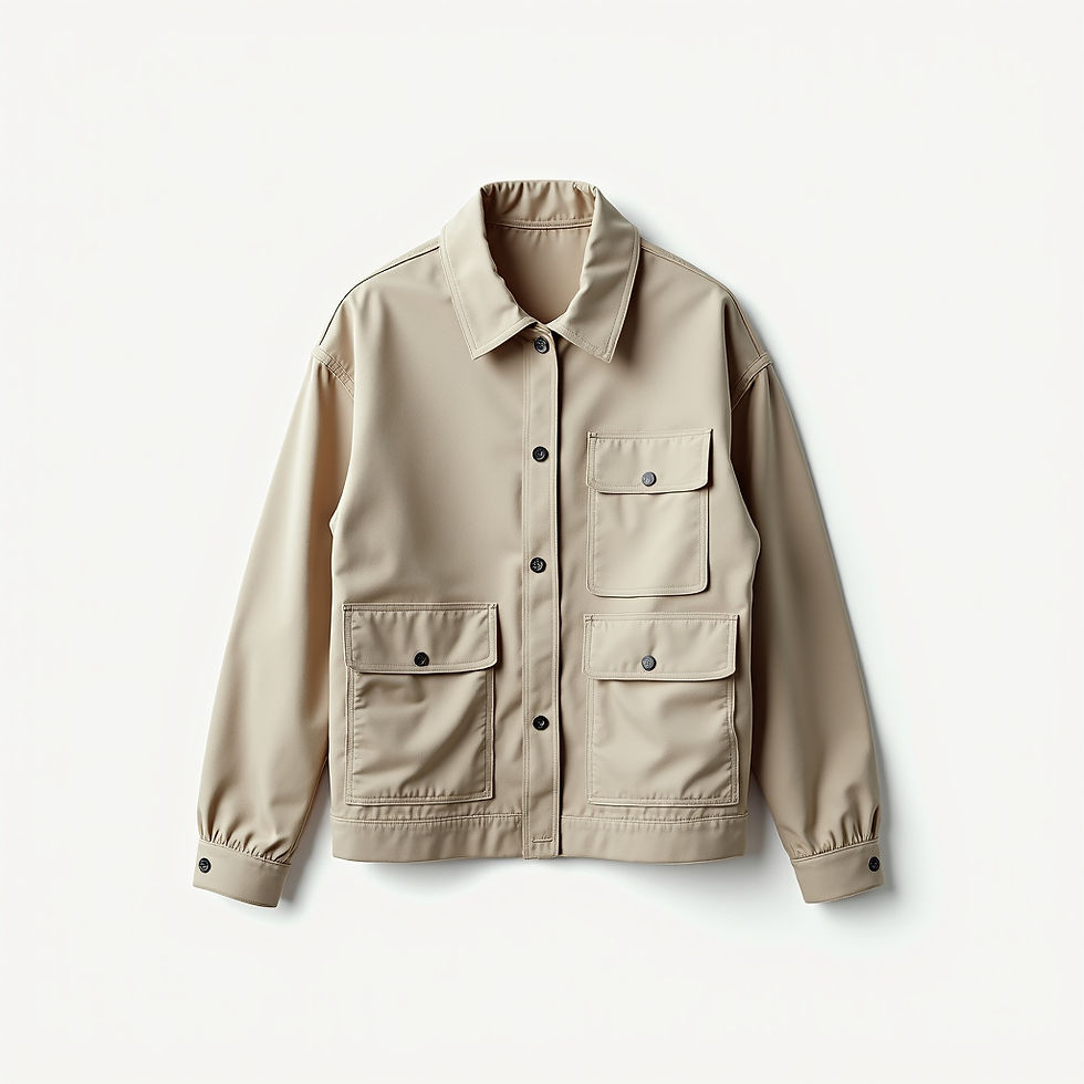 Boxy Overshirt Jacket