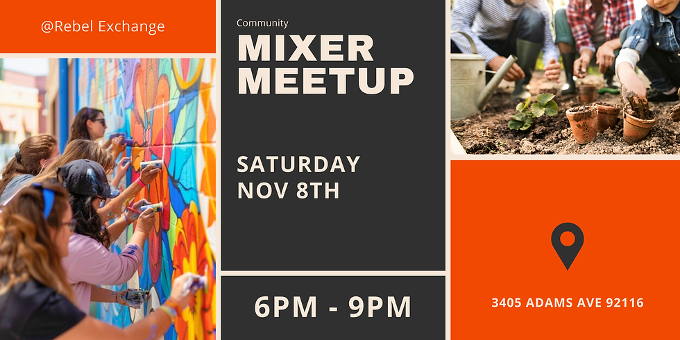 Rebel Exchange Mixer Meet Up