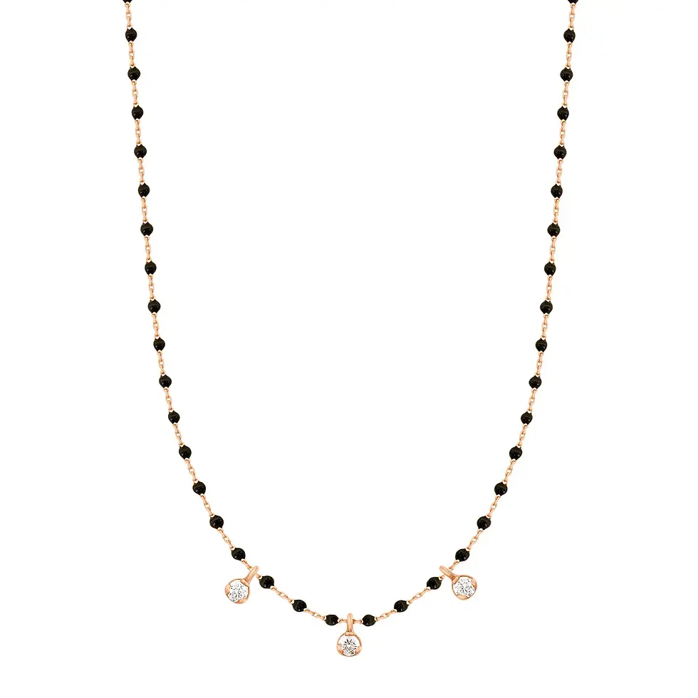 Miniature : Collier Mini Gigi, 3 diamants