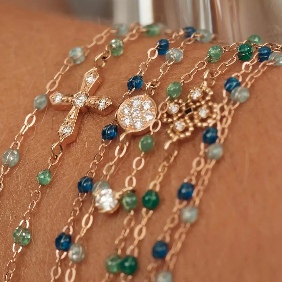 Miniature : Bracelet Croix Vintage diamants