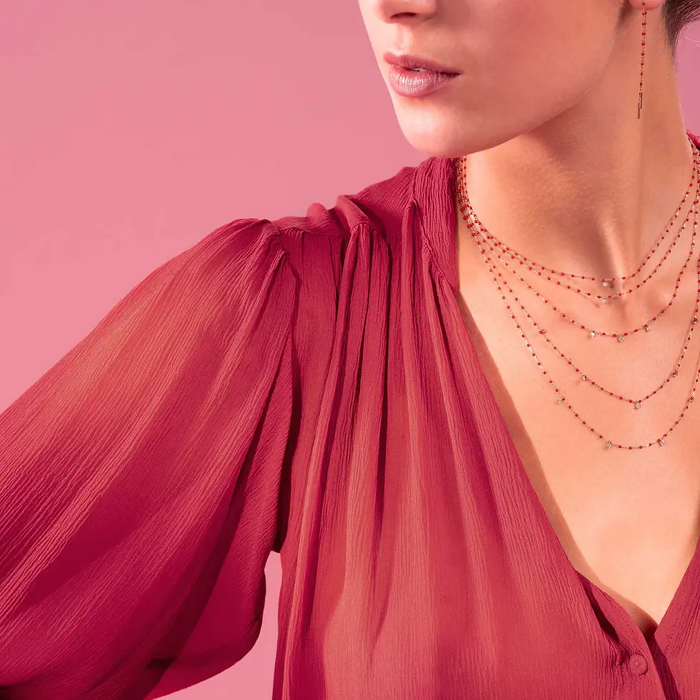 Miniature : Collier Mini Gigi, 3 diamants