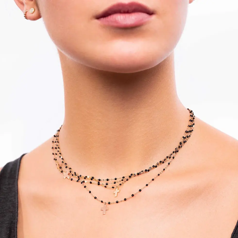 Miniature : Collier Croix Classique Gigi