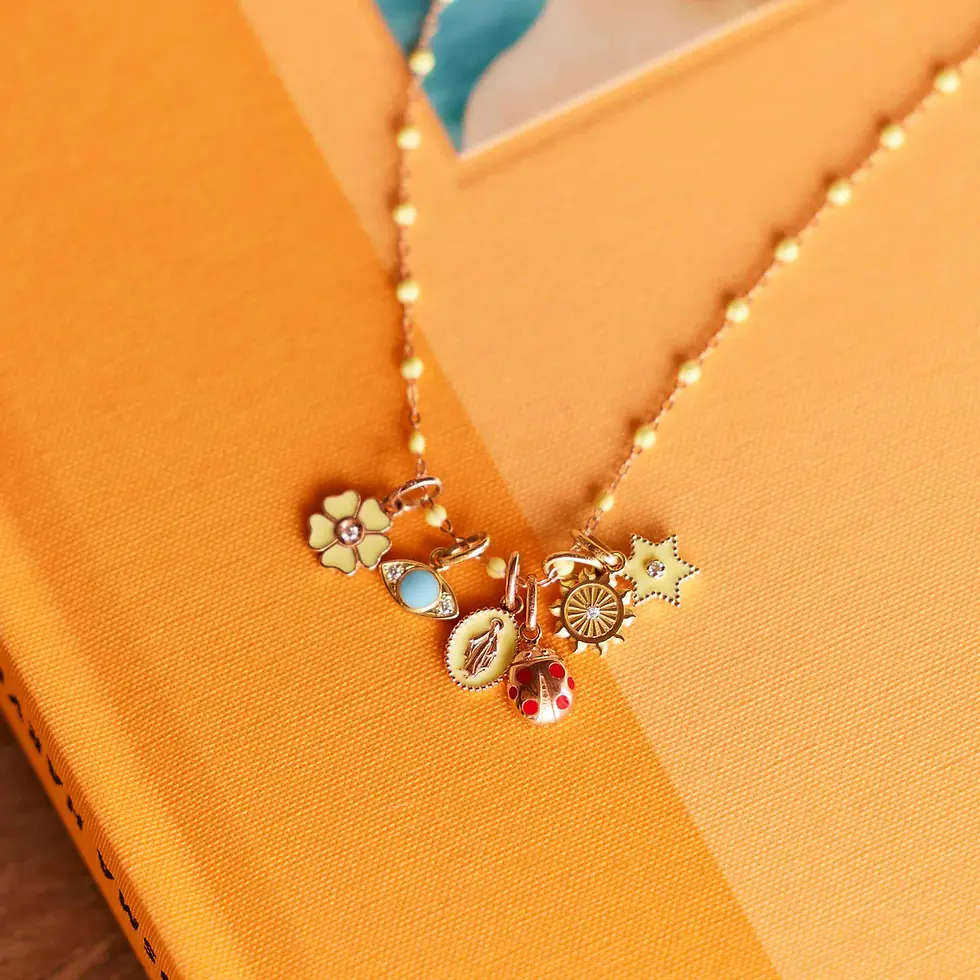 Miniature : Pendentif Fleur résine